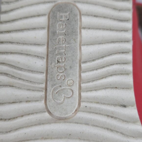 BareTraps Red Flats with Strap - Picture 11 of 11
